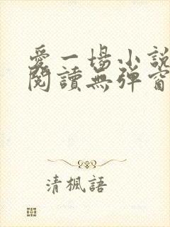 爱一场小说免费阅读无弹窗全文