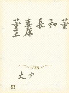 董事长和董事局主席