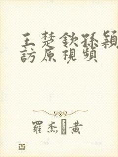 王楚钦孙颖莎采访原视频