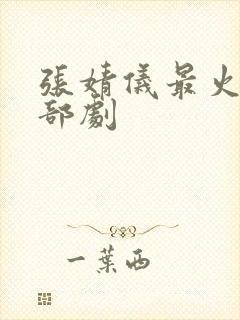 张婧仪最火的三部剧