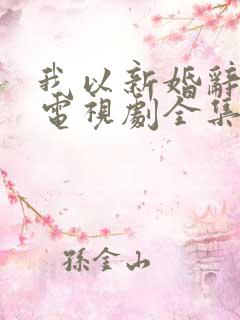 我以新婚辞旧情电视剧全集免费观看