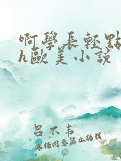 啊学长轻点奶头h欧美小说