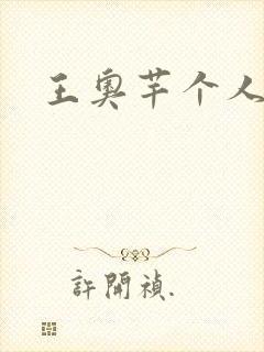 王奥芊个人简介