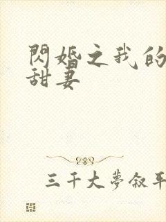 闪婚之我的惹火甜妻