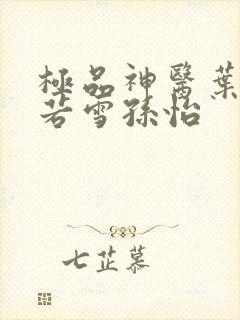 极品神医叶辰夏若雪孙怡