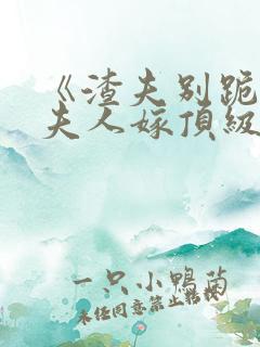 《渣夫别跪了,夫人嫁顶级大佬显怀啦》