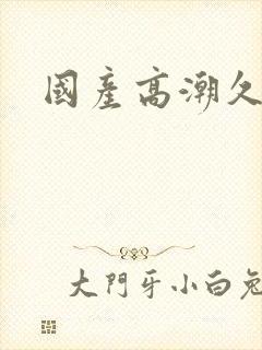 国产高潮久久久