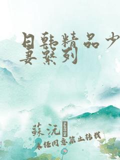 日韩精品少妇人妻系列