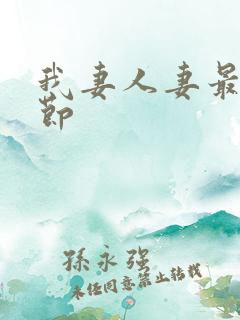 我妻人妻最新章节