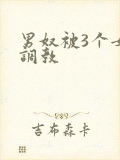 男奴被3个女王调教