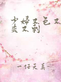 少妇又色又紧又爽又刺