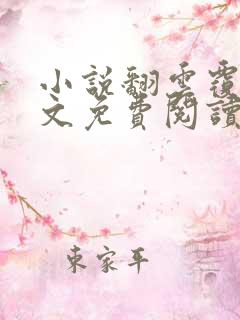 小说翻云覆雨全文免费阅读