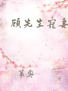 顾先生宠妻如宝