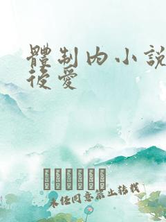 体制内小说先婚后爱