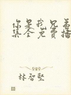 你是我兄弟40集全免费播放