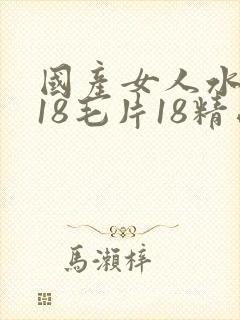 国产女人水真多18毛片18精品