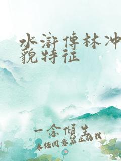 水浒传林冲的外貌特征