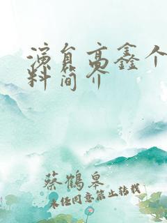 演员高鑫个人资料简介