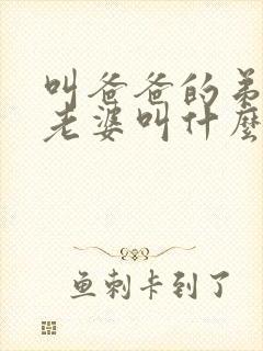 叫爸爸的弟弟的老婆叫什么