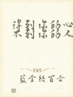 得到你的心却得不到你的人是什么歌