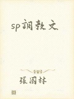 sp调教文