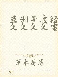 亚洲午夜精品久久久久久电影