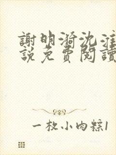 谢明漪沈淮舟小说免费阅读最新章节