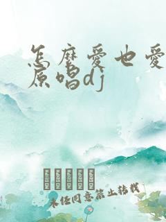 怎么爱也爱不够原唱dj