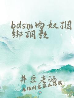bdsm肉奴捆绑调教