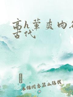 高h荤爽肉欲文古代
