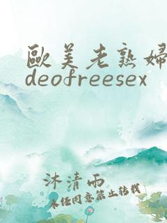 欧美老熟妇videofreesex