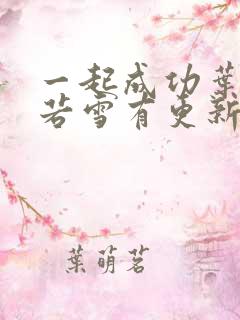 一起成功叶凡唐若雪有更新