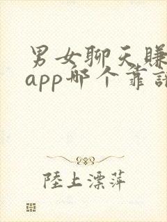 男女聊天赚钱的app哪个靠谱赚钱还快