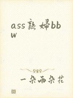 ass熟妇bbw