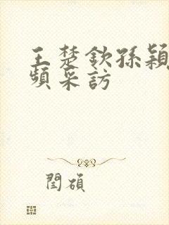 王楚钦孙颖莎视频采访