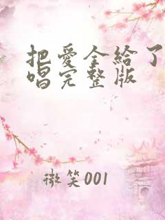 把爱全给了我原唱完整版