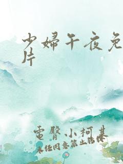 少妇午夜免费看片