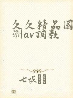 久久精品国产亚洲av调教