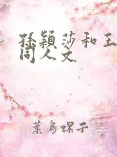 孙颖莎和王楚钦同人文