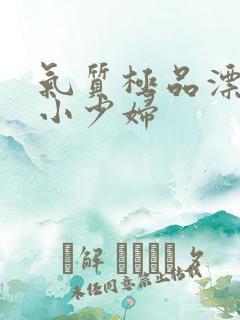 气质极品漂亮的小少妇