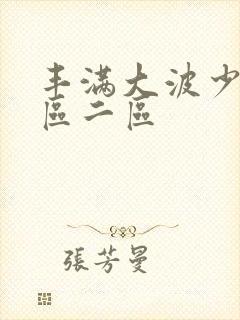 丰满大波少妇一区二区