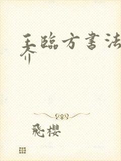 王临方书法家简介