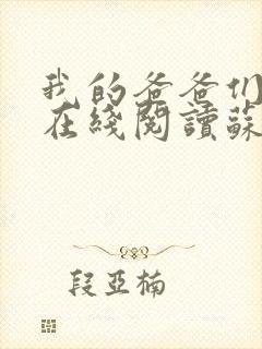 我的爸爸们小说在线阅读苏小雅全文