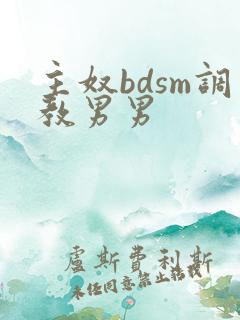 主奴bdsm调教男男