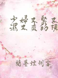 少妇又紧又深又湿又爽的视频