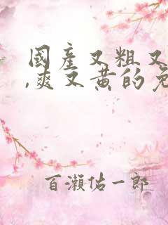 国产又粗又猛又,爽又黄的免费视频