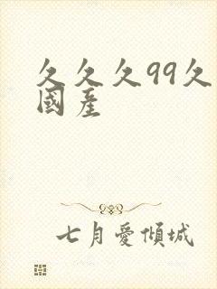 久久久99久久国产