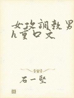 女攻调教男受高h重口文