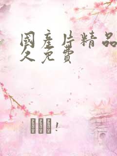 国产片精品久久久免费