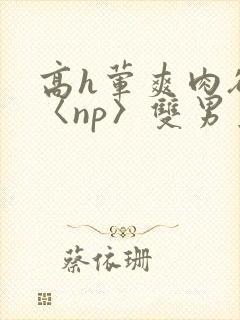 高h荤爽肉欲文〈np〉双男主